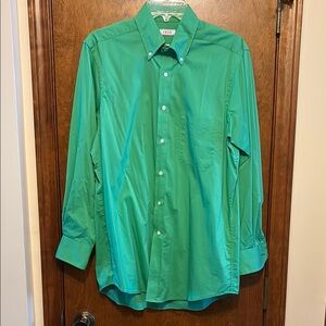 IZOD Men's Green Button-Down Shirt